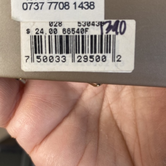 Brand New! Nordstrom Crystal Clear & Gold Contemporary Dangle Earrings - Picture 4 of 4